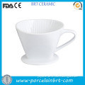 Porcelain cheap pure white tea cup with cup mat for afternoon tea